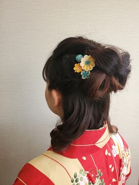 美容室テク アート バイ シック 卒業式スタイル