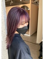 ラニヘアサロン(lani hair salon) べりぴラベンダー/韓国/くびれヘアビタミンカラー