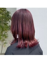 シン(shin)&nbsp;ダブルカラーのピンクコーラルミディ