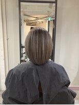 ラフ 難波店(LAFF) #黒髪#ボブルフ#ネビージュ#小顔#ワンレン