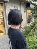 ブルーブラック×ボブ