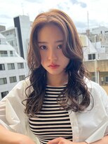 ロンド ストラーダ 心斎橋(Lond strada)&nbsp;韓国前髪顔周りロング×デザインカラー[心斎橋/髪質改善]