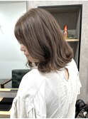 ピンクベージュ/インナーグレージュ/マチルダボブ/前髪【稲毛】