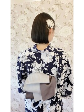 キティ(KITTY) ボブ/暗髪/ヘアアレジ/浴衣