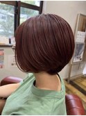 20代30代40代ストレートボブリップラインラベンダーベージュ
