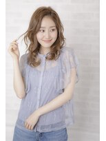 アフロディーテ 銀座(APHRODITE GINZA) 黒髪/グレーベージュ/レイヤーロング/前髪パーマ/銀座