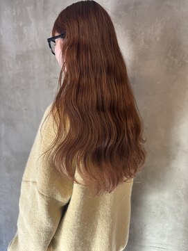 ピープル(people) ブリーチなしのオレンジカラー