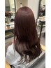 【ダメージレス！】カット＋ブリーチなしWカラー＋美潤トリートメント￥12470