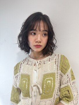 クラン(Chlan) 大人可愛いゆるふわニュアンスパーマ×艶感ウェットヘア