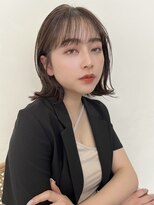 ノイ(noi) 顔周りレイヤーカットくびれヘアミルクティーベージュカラー