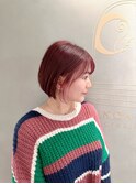 【サロンスタイル】ミニボブとフェイスフレーミング