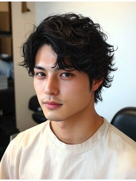 メンズパーマでイメージチェンジ