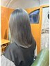 カット+ダブルカラー（ケアブリーチ１回）+ファストトリートメント