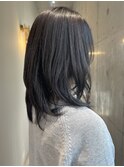 清楚ミディアム《酸性ストレートで艶髪に》
