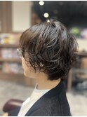 ショートボブパーマスタイル