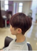 ツーブロックショート