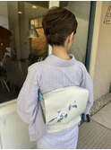 夏のお着付け＋ヘアセット