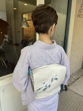 ピーブランズヘアー 大野城コモレビ(P-brandshair onojo Komorebi) 夏のお着付け＋ヘアセット