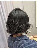 ボブパーマ+似合わせカット