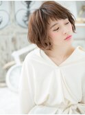 斜めバング小顔ひし形ショートカットレイヤーc7越谷20代30代40代