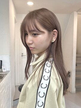 ミーム 原宿 表参道(meme) ☆ハイトーンブリーチミルクティーカラーホワイトベージュカラー