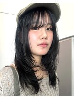 カシェル トウキョウ(Cashel Tokyo)&nbsp;オフブラック/落ちる黒/レイヤーカット