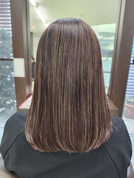 ラグゼヘアカミヤ 菊川店(luxe hair CAMIYA) ハイライト、白髪ぼかし