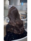 髪質改善カラー◆チョコレートグレージュ　レイヤーカット