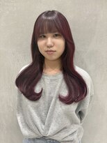 ウシワカマルエムティードット 富士宮店(USHIWAKAMARU MT.)&nbsp;チェリーレッド×ゆる巻ウェーブ