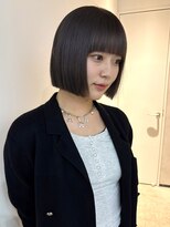 チル 福井駅前店(Chill)&nbsp;福井タッセルボブワイドバング透明感カラーグレージュ学生