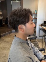 ヘリム(HELIM) ナチュラルパーマ×刈り上げマッシュ