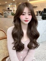 クイーン バイ ノイズ 西院(QUEEN by noism)&nbsp;ナチュラルレイヤートレンドカラー韓国風シースルーバング