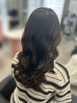 ジエクト カナウ(The Ect canow) コテ巻き風パーマ/無重力/チャコールグレー/オリーブグリーン