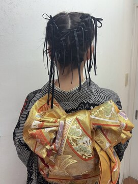 アカネ(Akane) 成人式ヘアセット　振袖ヘアアレンジ　10代 20代