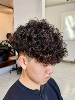 フゥ 宇都宮戸祭(FeU)&nbsp;宇都宮メンズカットメンズパーマ波巻きスパイラルパーマツイスパ