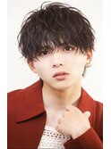 MEN’S HAIR/波巻きツイストスパイラル/リバースセンター