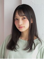 ロディーナ 大口 新子安(rodina)&nbsp;ミルクティーブロンド/ダークブルー/デジタルパーマ/大口新子安