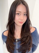 シー 萩原店(sea)&nbsp;ハイライトカラーミルクティーベージュレイヤーカット