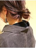 インナーカラー　ヘアセット