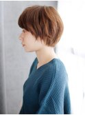 ナチュラルショートボブスタイル
