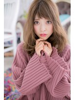 ミック ヘアアンドメイク アップ 駒込店(miq Hair&Make up)&nbsp;ラブカジュアル★外国人風プリカール鎖骨ミディアムa1