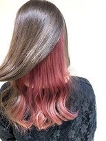 アズール 草加(azule) インナーカラー ベリーピンク