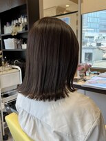 ゼンコー キチジョウジ(ZENKO KICHIJOJI)&nbsp;シルバ‐ブラウン/ラベンダ‐ミルクティ×外はねミディ・20代