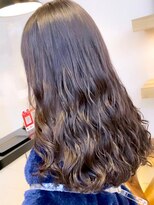 ゲーム 下北沢(GAME)&nbsp;デジタルパーマミルクティーベージュカラー髪質改善韓国ヘア