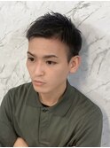 アップバングショート刈り上げ