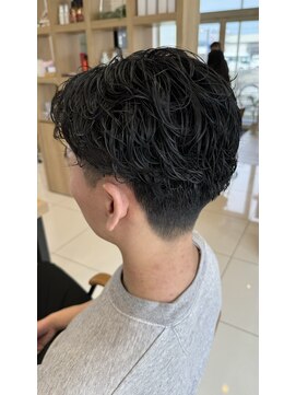 ルクール 上越店 刈り上げショート×パーマ /20代30代40代50代