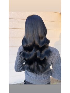 びゃんびゃん 江端店 似合わせカット/ブルーブラック/韓国ヘア/イメチェン/美髪