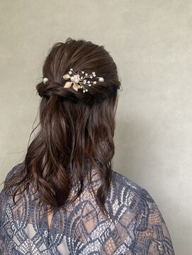 ティピ(tipi) ハーフアップ☆お呼ばれセット