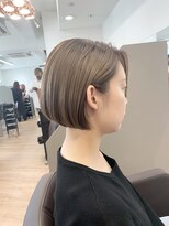 ジエクト アイロ(The Ect ilo)&nbsp;ハイトーンベージュぱつっとボブ