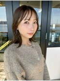 チョコレートブラウン/くびれミディ